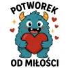 Kubek z nadrukiem 330ml Potworek Od Miłości